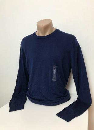 Шерстянмй светр uniglo джемпер кофта шерсть марінос світшот лонгслив реглан пуловер