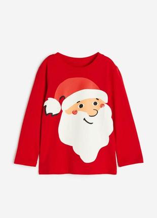 Реглан новогодний от h&amp;m рост от 110 до 140 см
