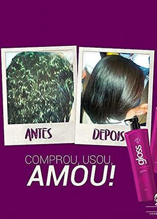 Кератин для волос fox gloss 1000 ml состав (ботокс нанопластика)