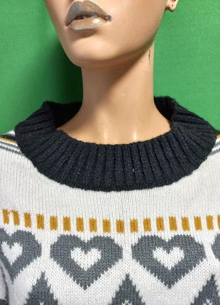 Корея укороченный свитер с имитацией жилетки, и орнаментом. mango3 фото