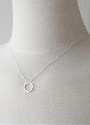 Ожерелье колье ui028 ланцюжок подвеска кольцо карма цепочка прекрасный подарок4 фото