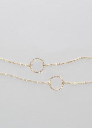 Ожерелье колье ui028 ланцюжок подвеска кольцо карма цепочка прекрасный подарок7 фото