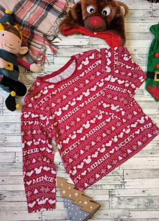 Кофта домашняя трикотажная красная минные маус minnie xs disney primark