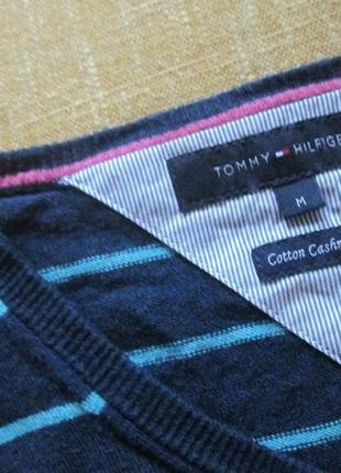 Tommy hilfiger светр чоловічий оригінал пуловер джемпер бавовна + кашемір4 фото