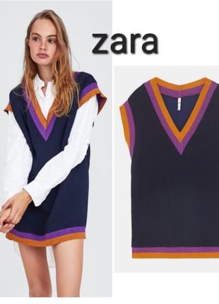 Довгий жилет-туніка zara