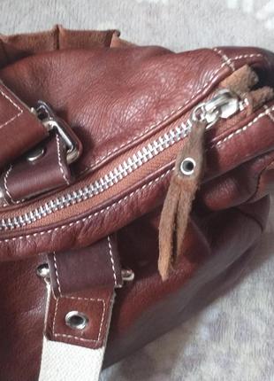 Натуральная кожаная сумка ripani ,италия5 фото