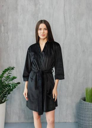 Велюровий халат. плюшевий халатик