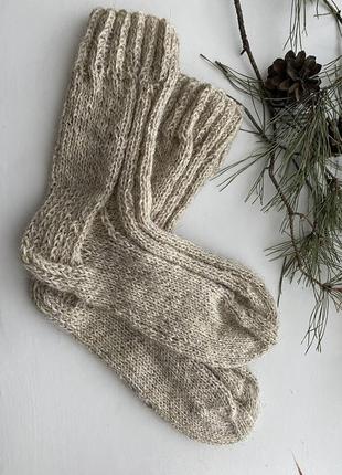 Шкарпетки з натуральної вовни без добавок.