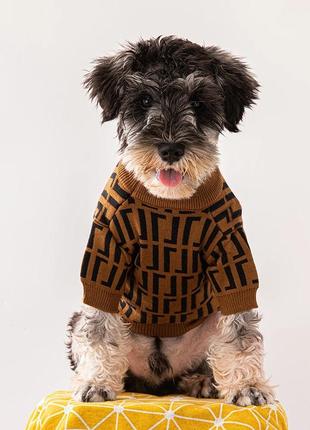 Светр для собак, собачий светр, кофта для собак і котів, теплий одяг для тварин5 фото