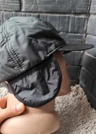 Зимняя мужская кепка с ушками на флисе moskit 299972 фото