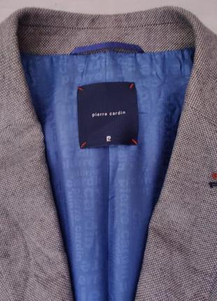 Якісний чоловічий великий сірий піджак  58 р  преміум бренду8 фото