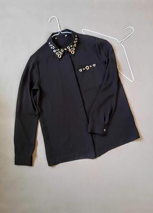 Базова чорна блуза  №517