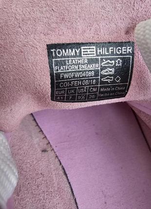 Кожаные сникерсы,кроссовки tommy hilfiger8 фото