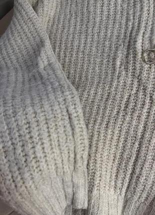 Теплый свитер молния устойчивая укороченный4 фото