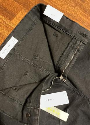 🖤 новые базовые джинсы скинни лосины рваные topshop 🖤4 фото