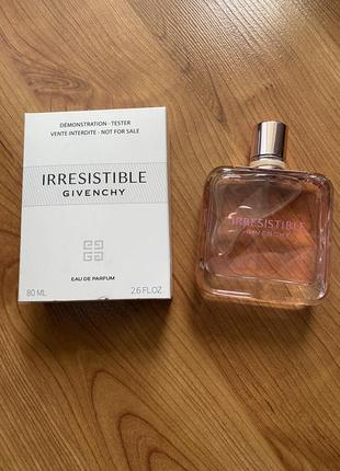 Женские духи givenchy irresistible (тестер) 80 ml.