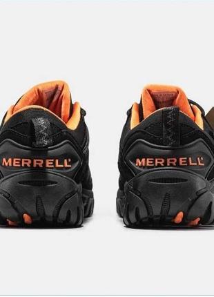 Зимові чоловічі термо кросівки merrell для зими непромокальні, теплі термо кросівки чорні водо *ба 893-2*8 фото