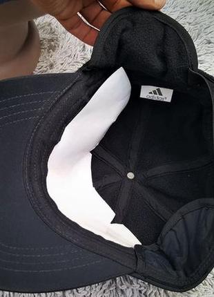 Мужская зимняя черную кепка с ушками немка adidas на флисе 298954 фото
