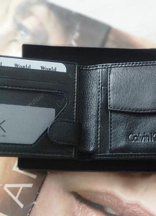 Мужской подарочный кожаный набор кошелек и ремень5 фото
