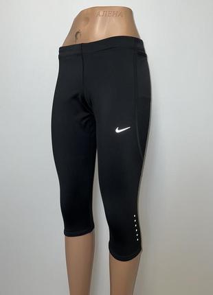 Оригинальные женские спортивные леггинсы, тайтсы nike dri-fit