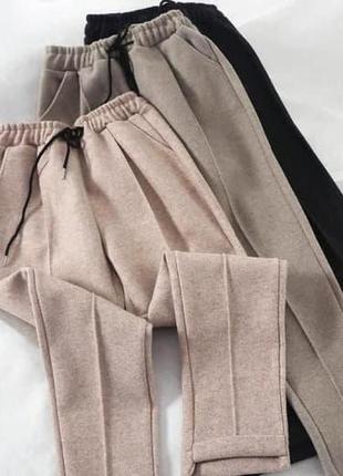 Жіночі теплі штани кашемір брюки 11/0/ мр 065 (5052, 54/56, 58/60 великі розміри батал)