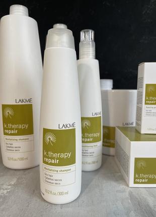 Шампунь для сухих и поврежденных волос lakme k.therapy repair revitalizing dry hair shampoo