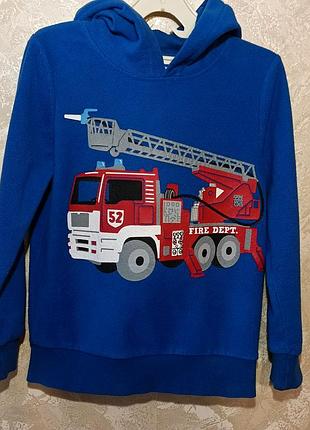 Флисовое худи 128р