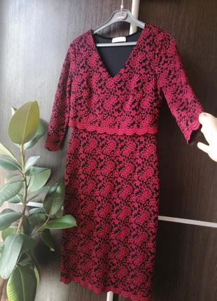Шикарное, нарядное новое платье сукня цветы. мягенькое. marks&amp;spencer4 фото