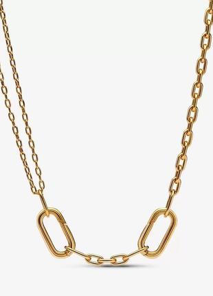 Ожерелье с двумя профилями pandora me