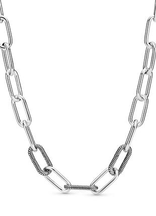 Срібне кольє pandora me