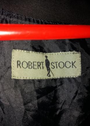 Шелк 100%винтажный бомбер robert stock p.xl2 фото