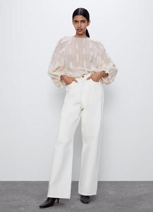 Zara фактурная блуза, р.с2 фото