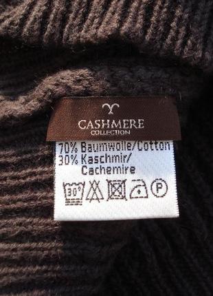 Cashmere collection, вязанная шапка с добавлением кашемира3 фото