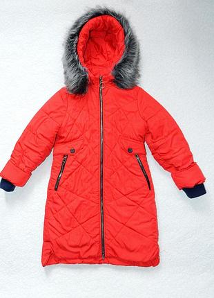 Пальто зимнее куртка на девочку 10-11 лет