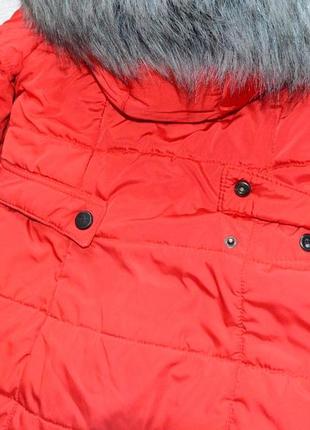 Зимове пальто куртка на дівчинку 10-11 років4 фото