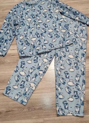 Флисовая пижама большой размер