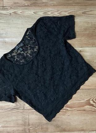 Кружевной топик topshop