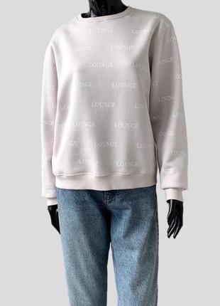 Свитшот lounge apparel из хлопка на флисе