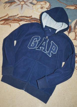 Кофта толстовка флісова з капюшоном gap р. р. 12-13 років xl 150 см1 фото