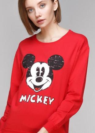 Disney новий світшот м'ятний принт мікі маус mickey mouse5 фото