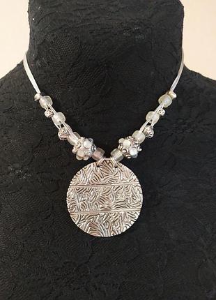 Кольє металеве етнічне