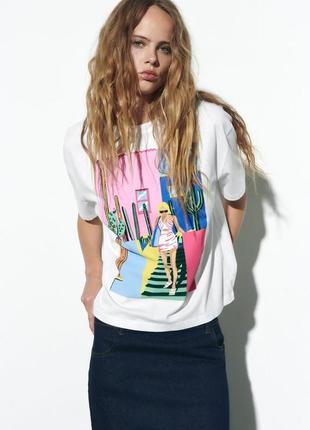 Футболка zara розмір s. l оригінал new collection