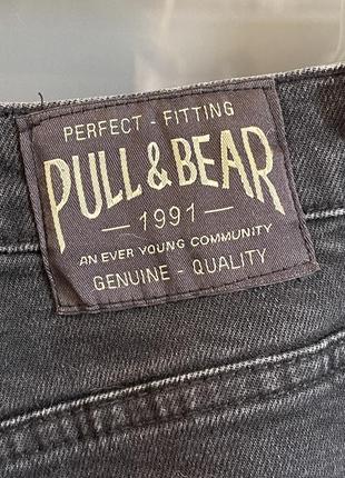 Джинси чорні мом нові pull&bear9 фото