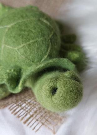 Інтер'єрна іграшка черепаха, черепашка ручної роботи4 фото
