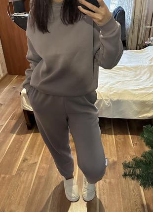 Теплый костюм на флисе размер m-l