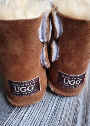 Уги чобітки пінетки шкіра ugg kigs ор-л 6 м-1гід2 фото