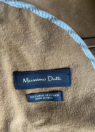 Стильная кожаная куртка massimo dutti2 фото