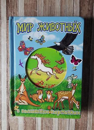 Мир животных книга с волшебными картинками