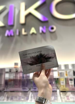 Очищающая маска для лица purifying mask от kiko milano