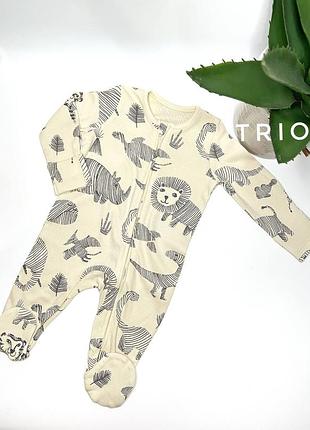 Бавовняний сліп / піжама / чоловічок george на блискавці